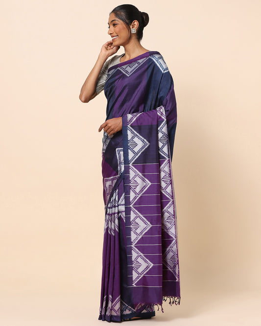 Toran Weft Ikat Silk Saree
