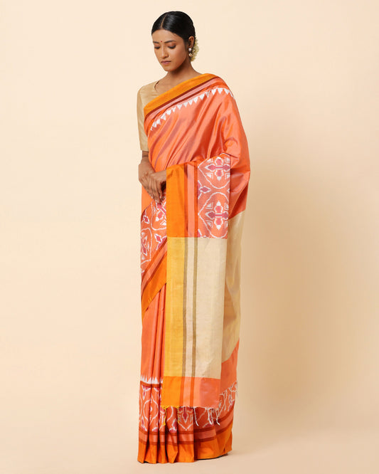 Rene Weft Ikat Silk Saree