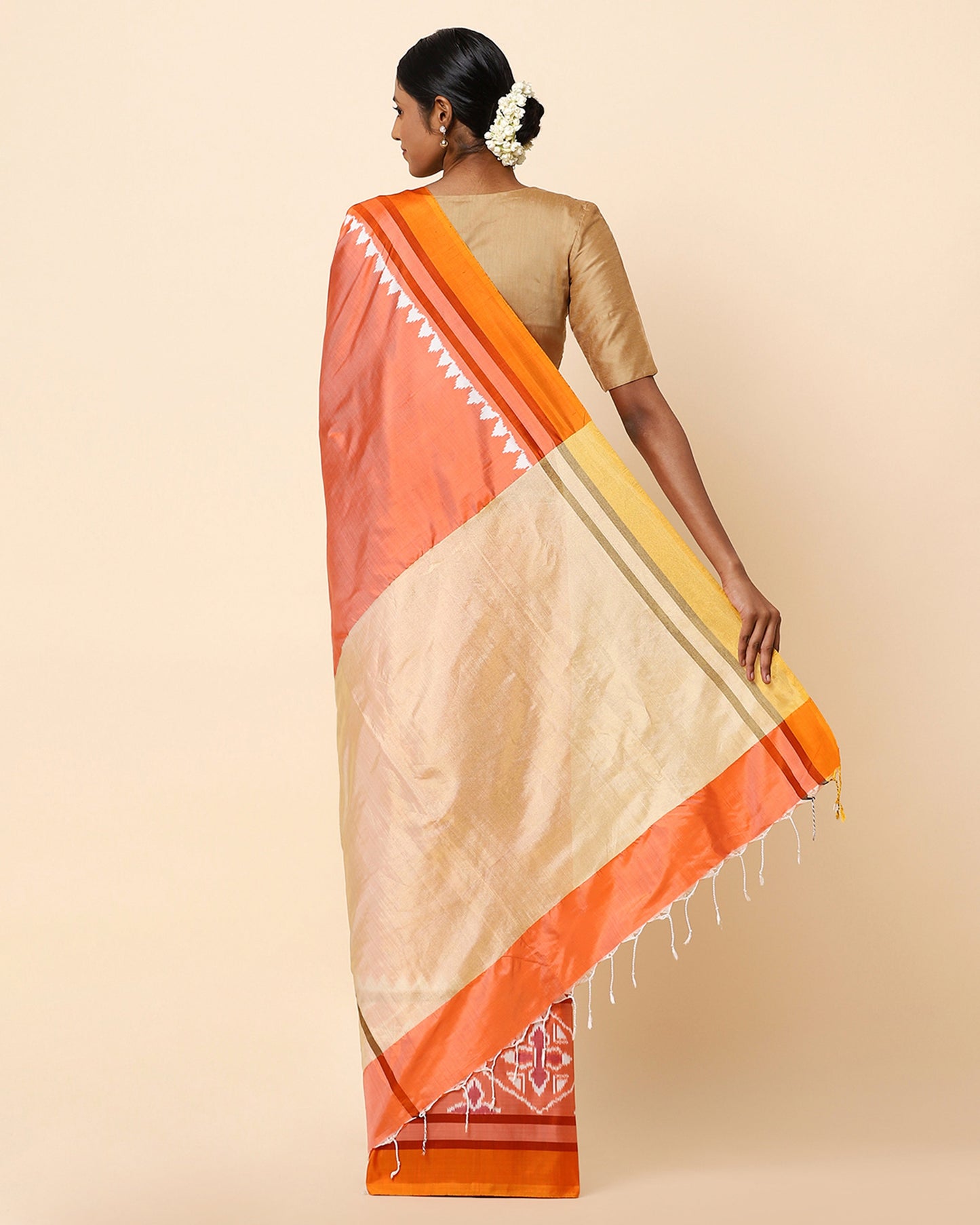 Rene Weft Ikat Silk Saree