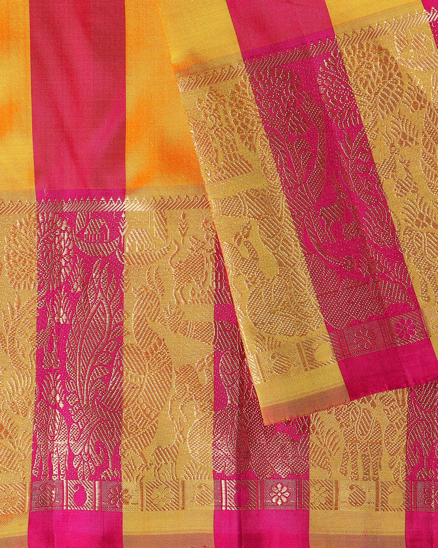 Geetika Weft Ikat and Jacquard Silk Saree