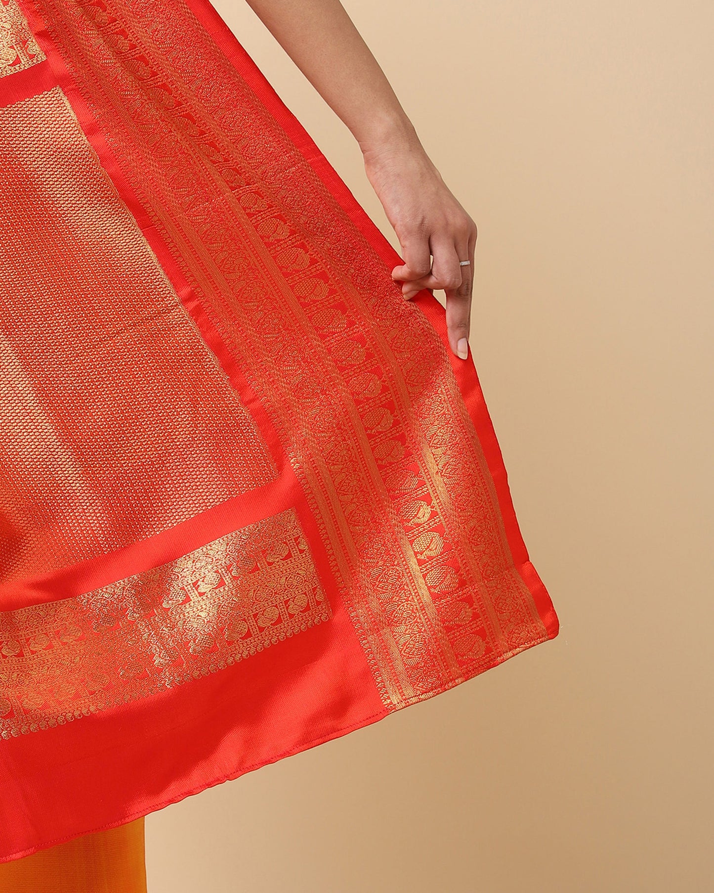 Mudra Weft Ikat Silk Saree