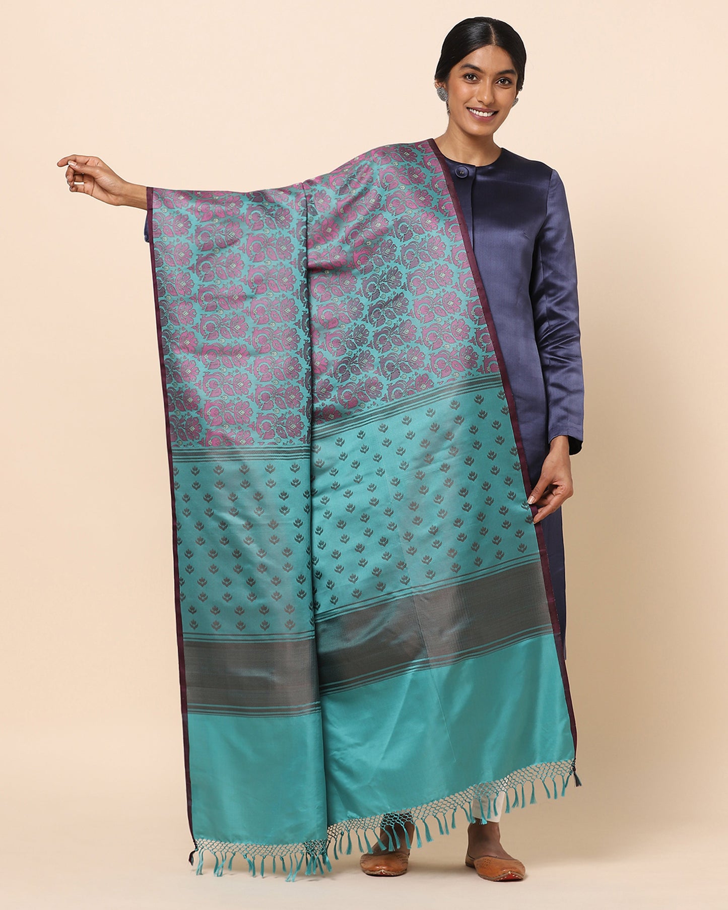 Padmja Tanchoi Silk Dupatta