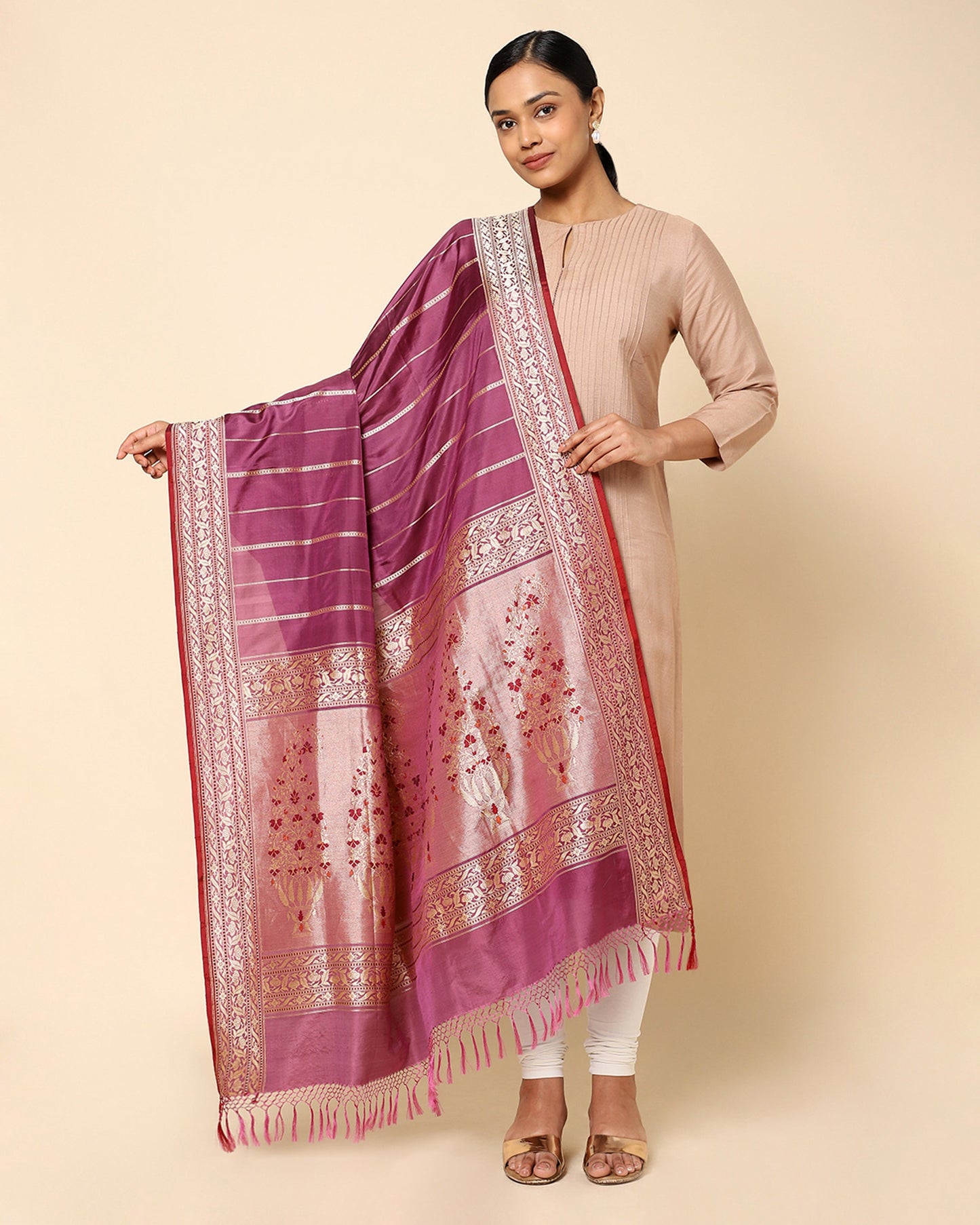 Mihr Kadwa Silk Dupatta