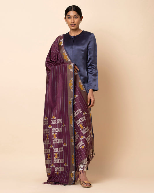 Zinaida Kadwa Silk Dupatta