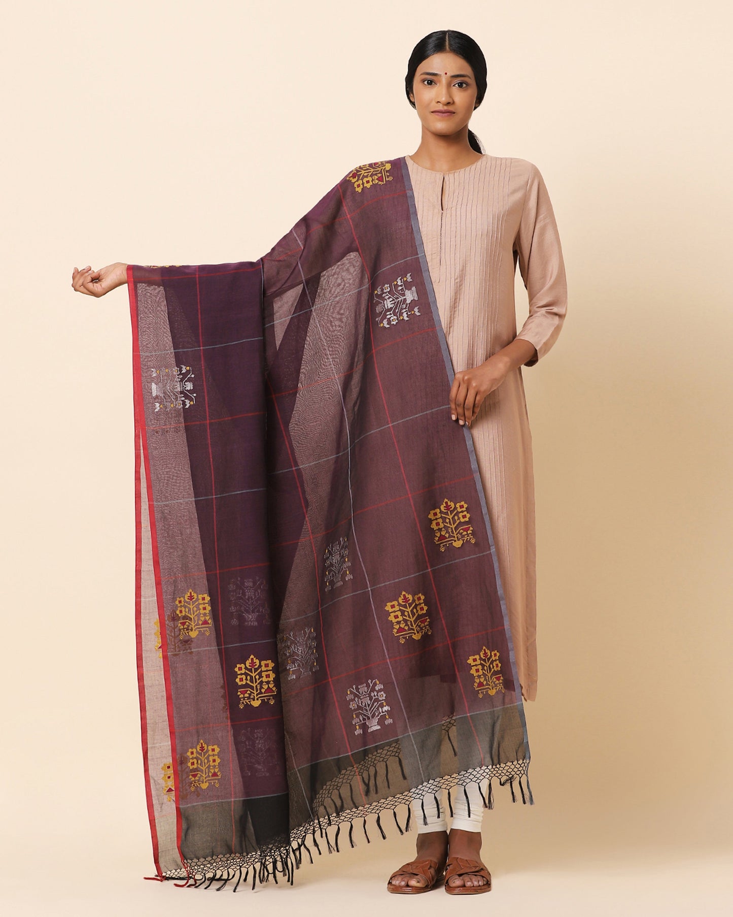 Sujala Jamdani Cotton Dupatta