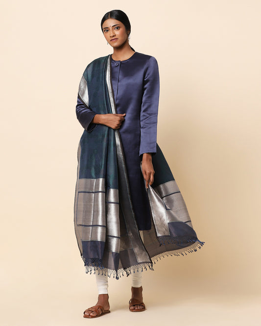 Chand Tanchoi and Kadwa Silk Dupatta