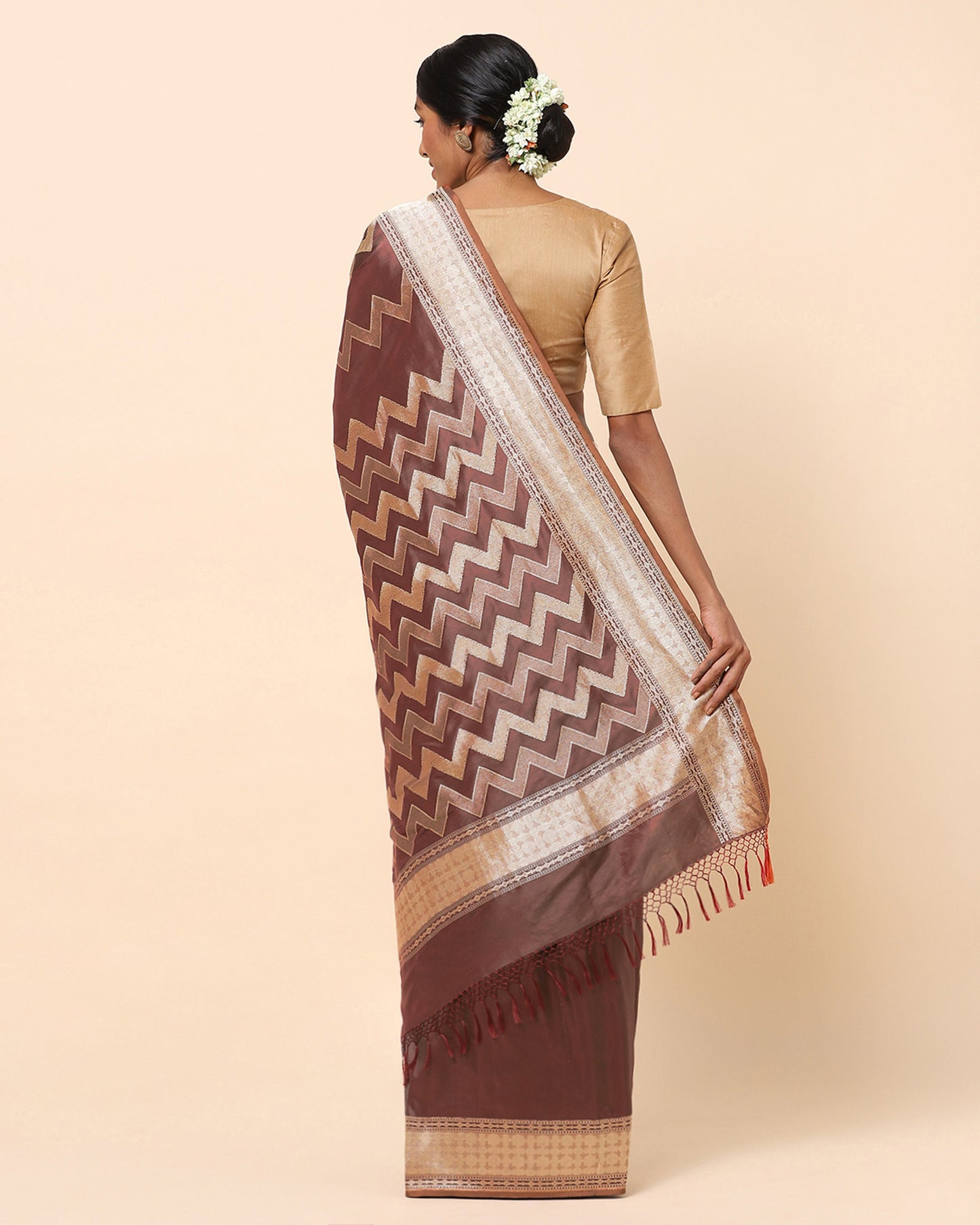 Dhruvi Kadwa Silk Saree