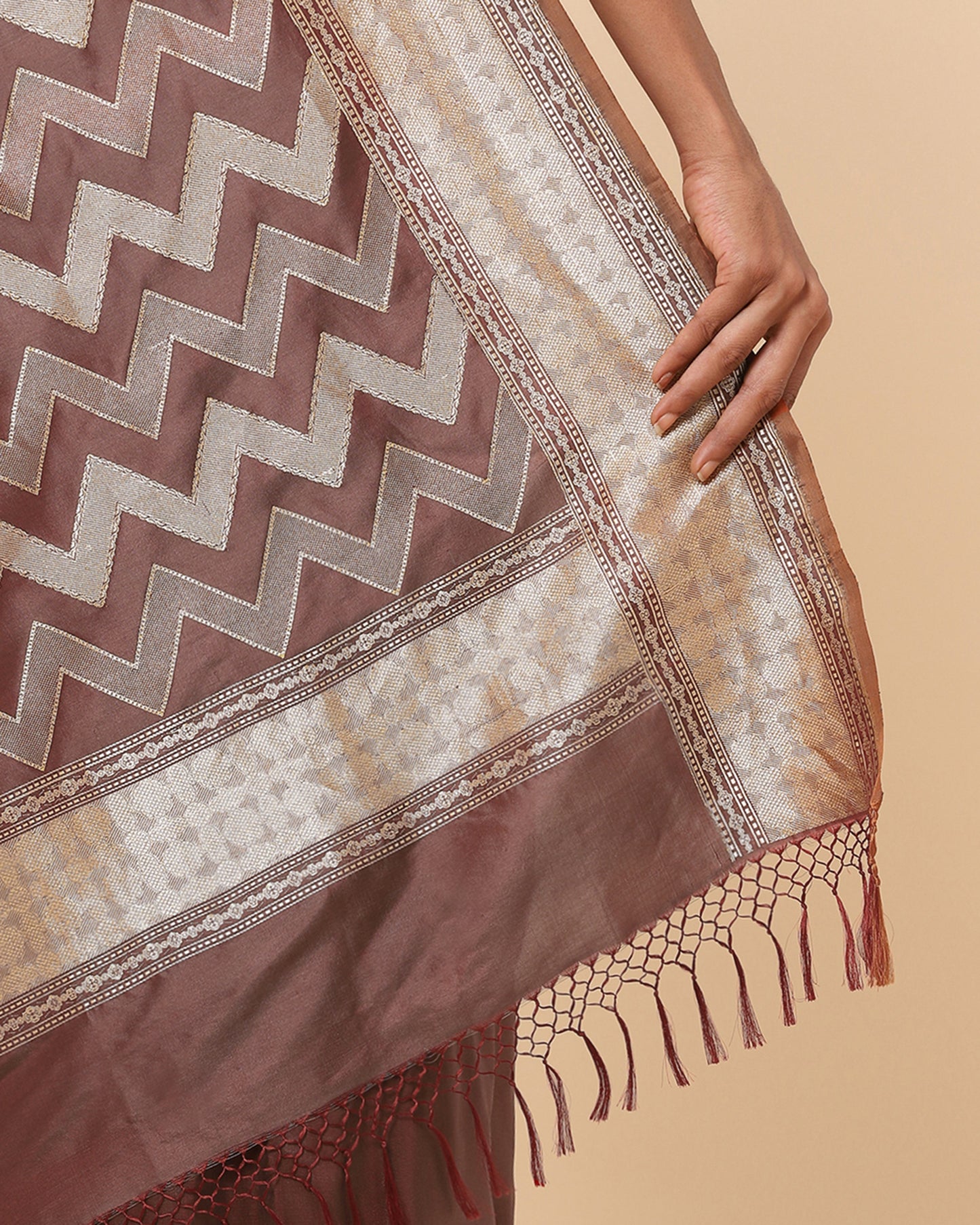 Dhruvi Kadwa Silk Saree