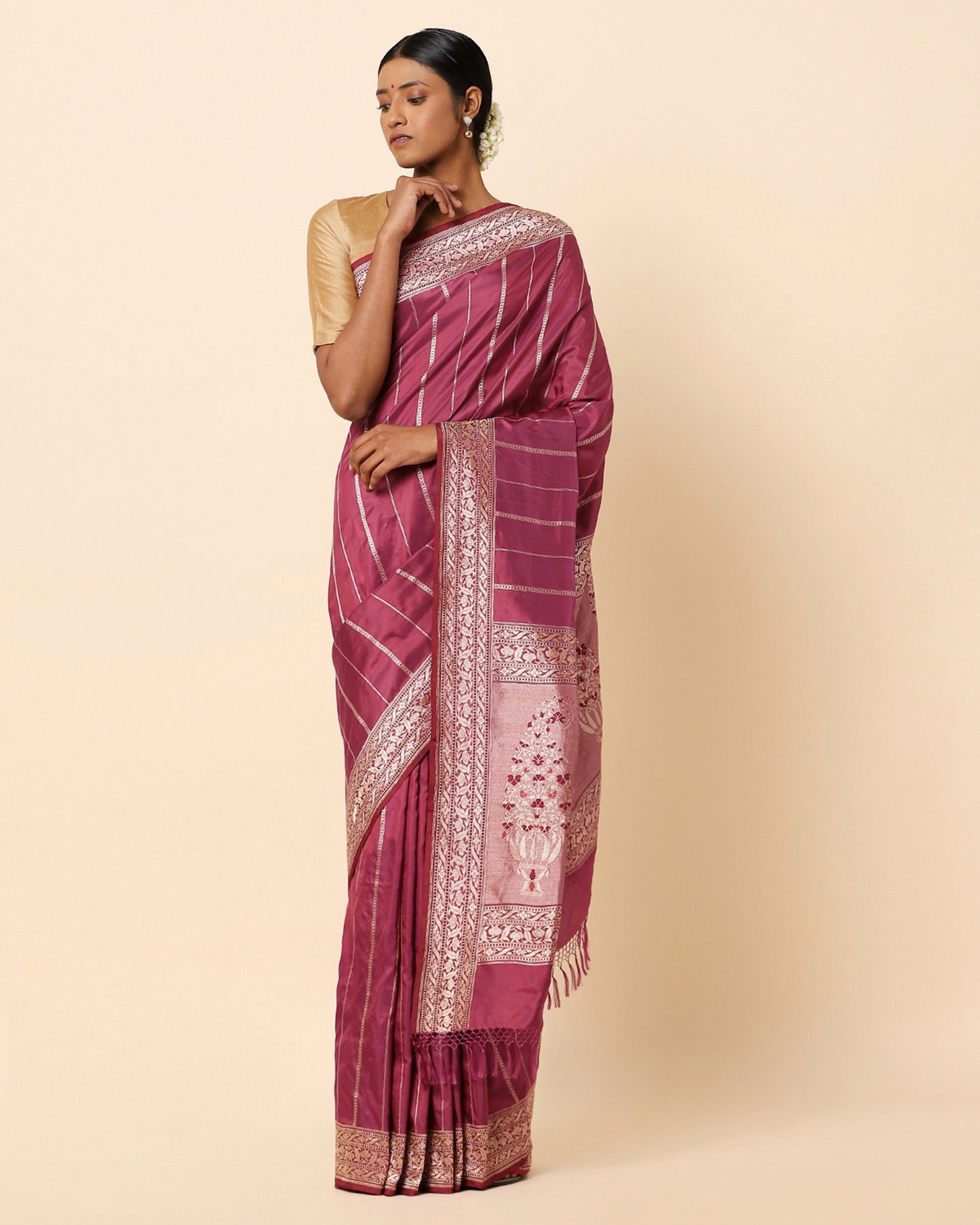 Mihr Kadwa Silk Saree