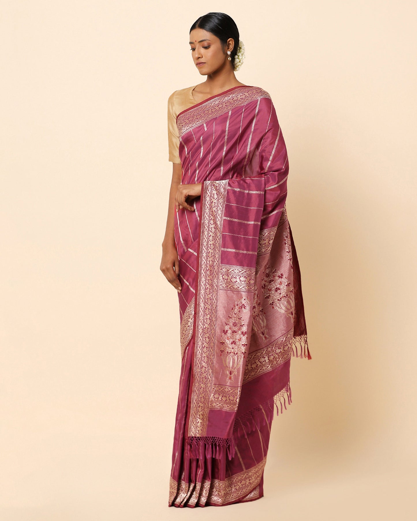 Mihr Kadwa Silk Saree