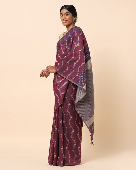Varsha Kadwa Silk Cotton Saree