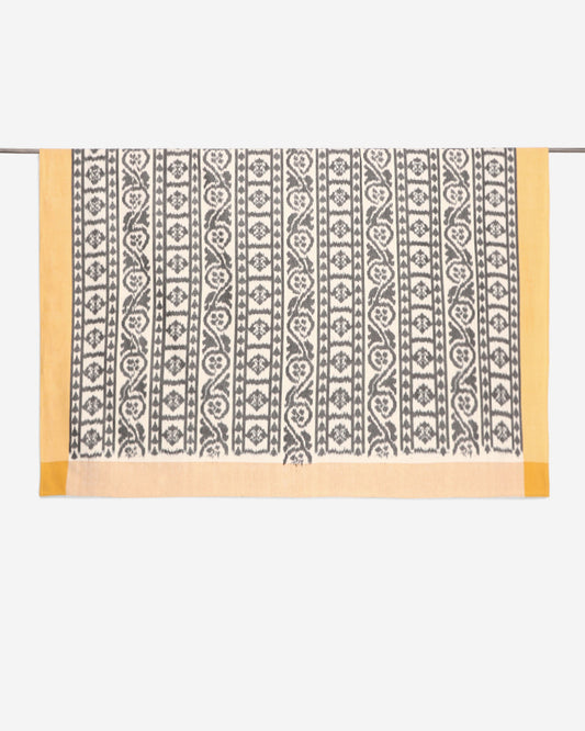 Sana Warp Ikat Cotton Bed Cover