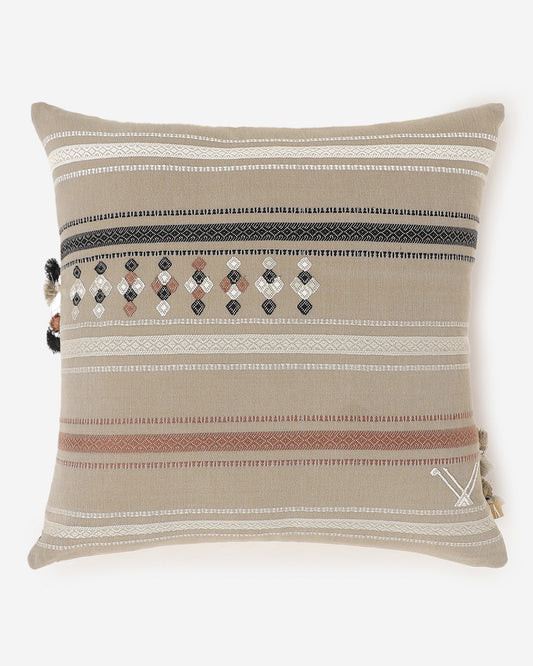 Ella Extra Weft Cotton Cushion Cover