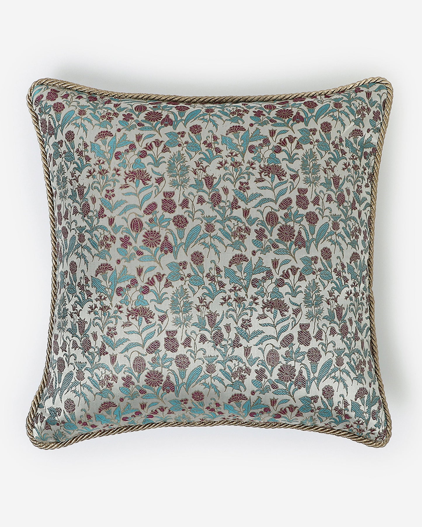 Garden Tanchoi Silk Cushion Cover