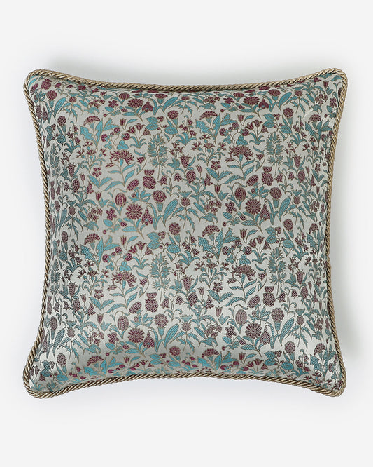 Garden Tanchoi Silk Cushion Cover