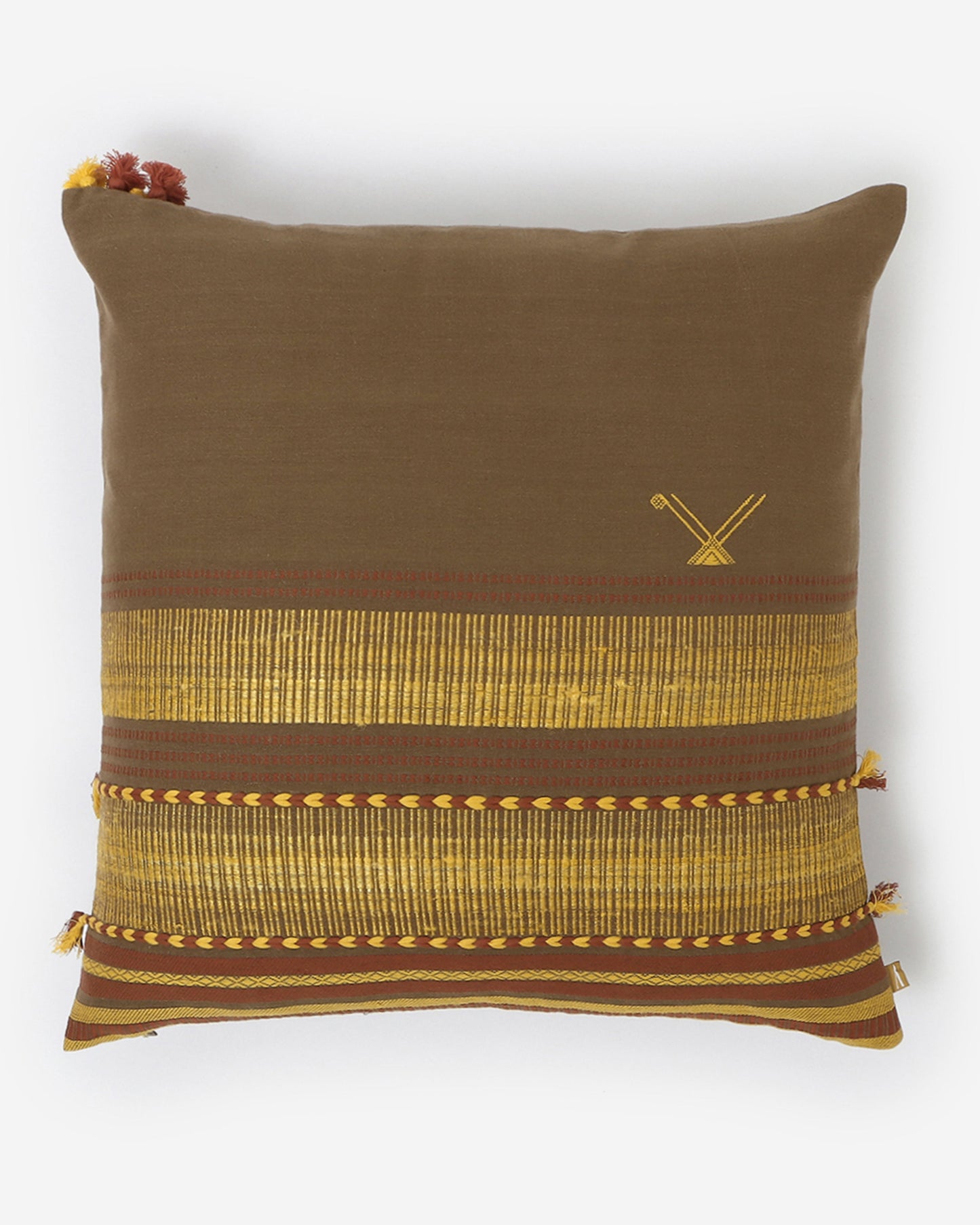Navya Extra Weft Cotton Cushion Cover