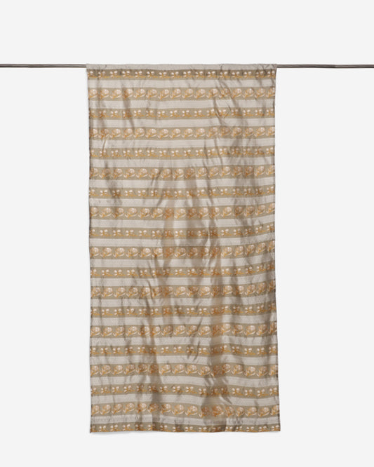 Sunflower Cutwork Silk Curtain