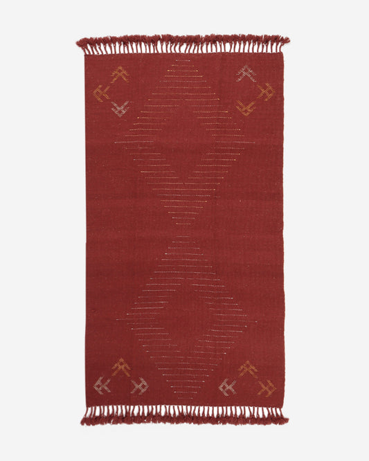 Daksha Extra Weft Cotton Wool Rug
