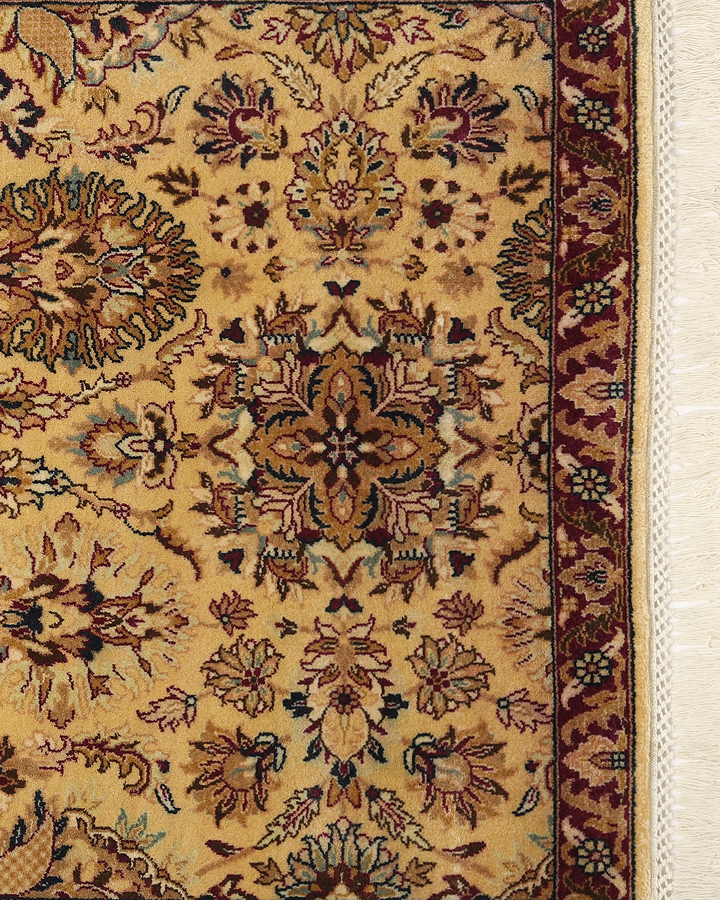 Bhagicha Hand Knotted Cotton Wool Rug