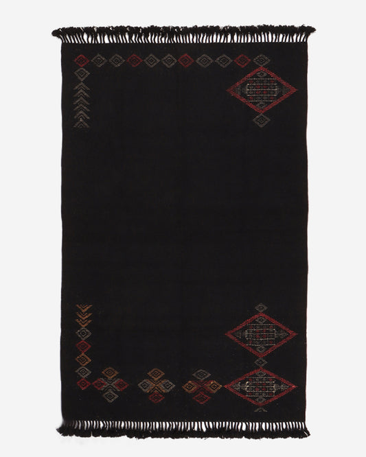 Brinda Extra Weft Cotton Wool Rug