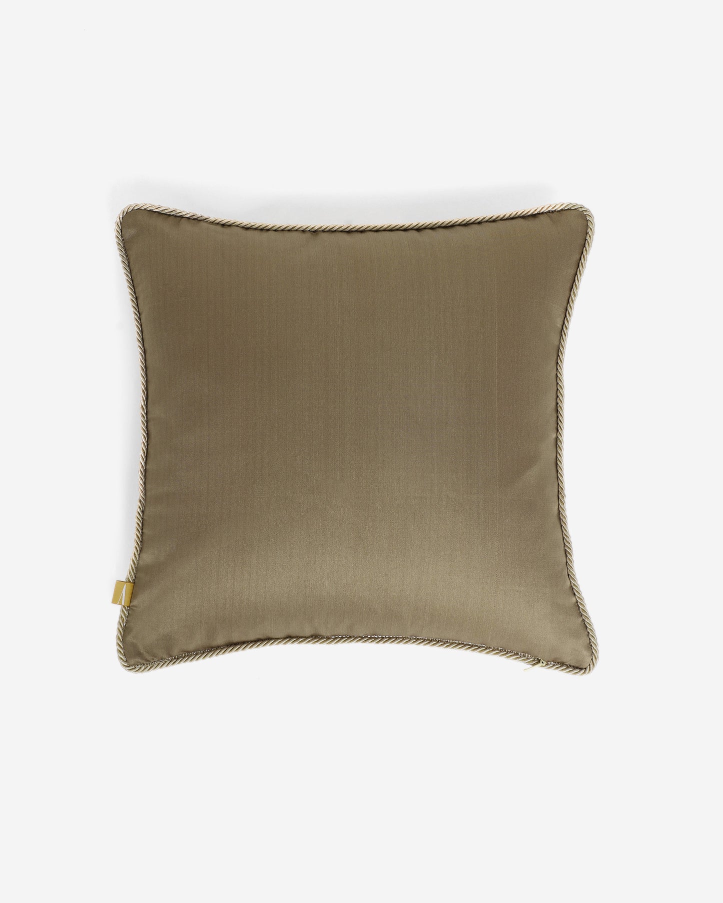 Solid Satin Silk Cotton Cushion Cover