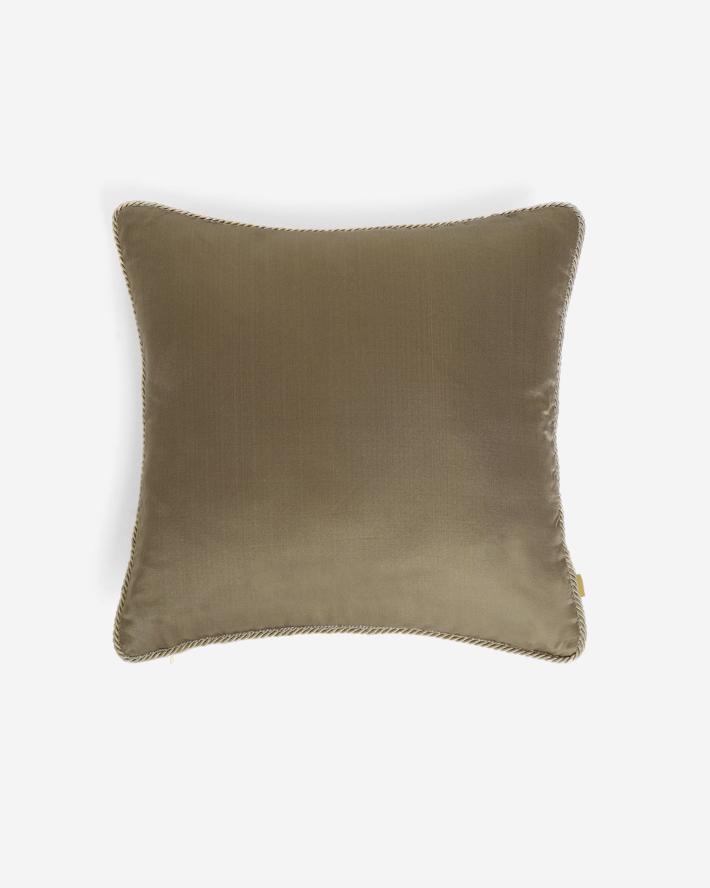 Solid Satin Silk Cotton Cushion Cover
