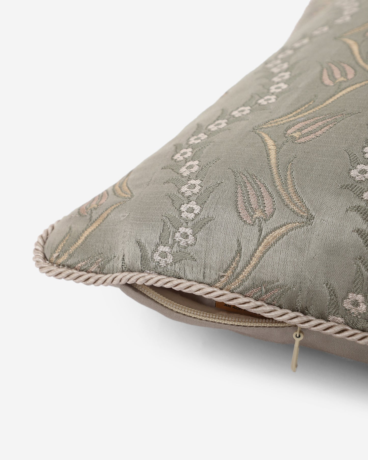 Ediz Satin Brocade Silk Cushion Cover