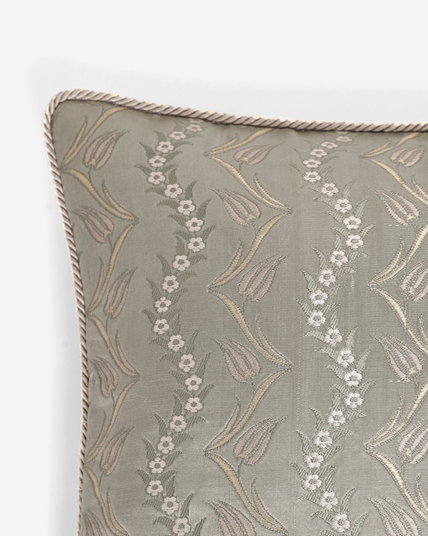 Ediz Satin Brocade Silk Cushion Cover