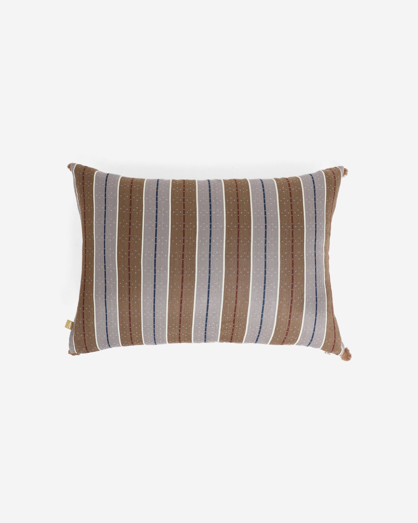 Nurgul Weft Ikat Cotton Silk Cushion Cover