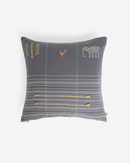 Appu Extra Weft Cotton Cushion Cover