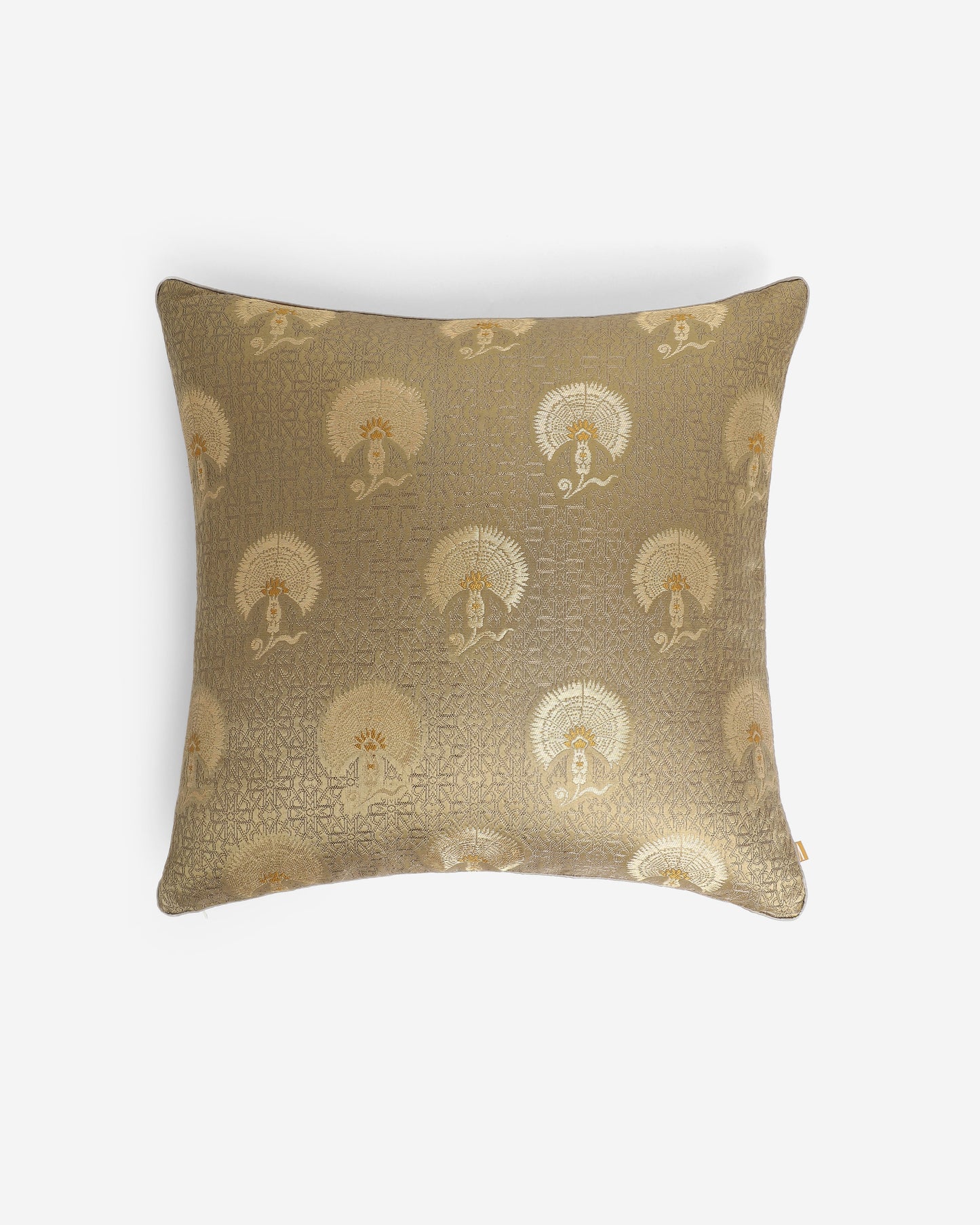 Damla Satin Brocade Silk Cushion Cover
