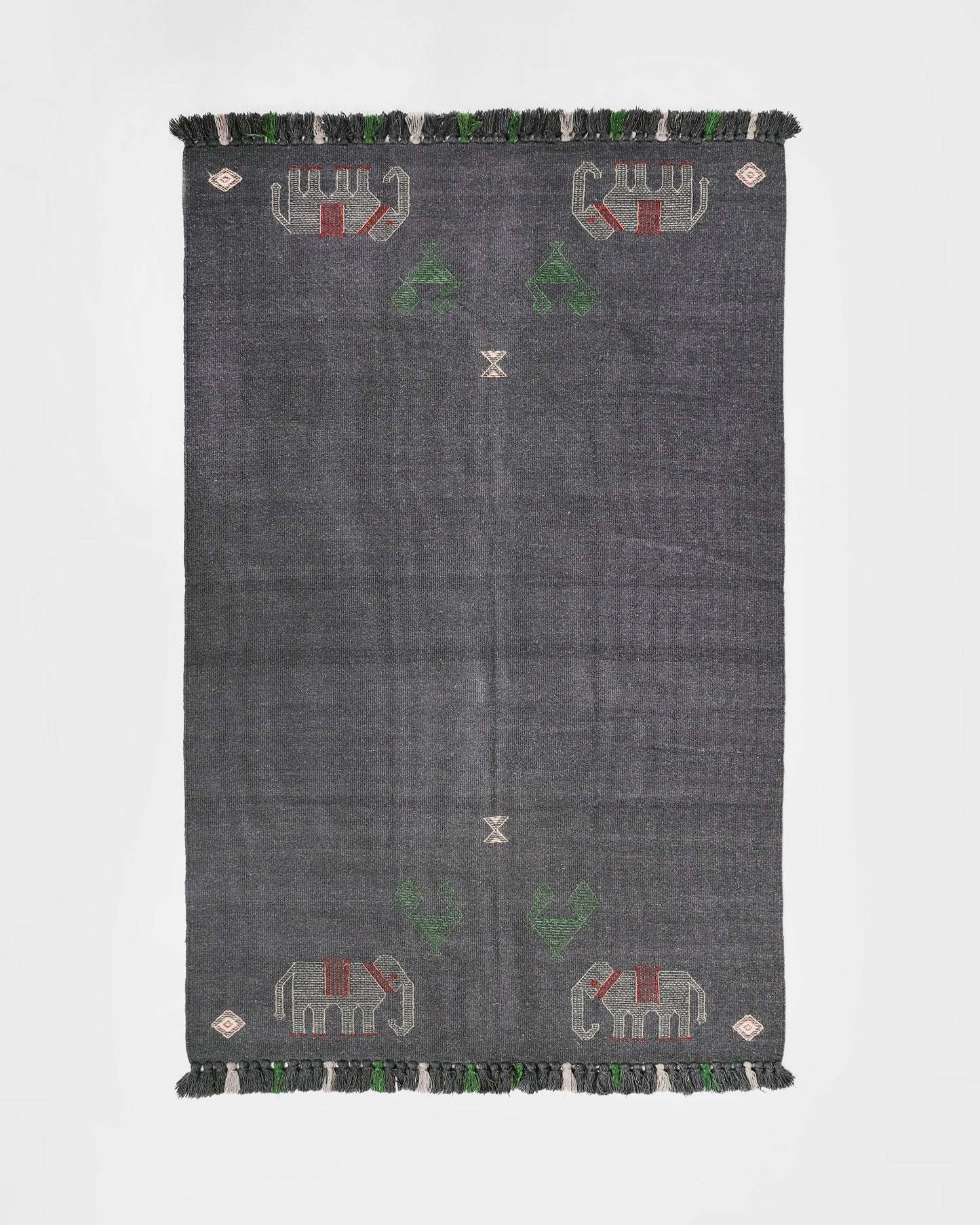 Navneet Extra Weft Cotton Wool Rug