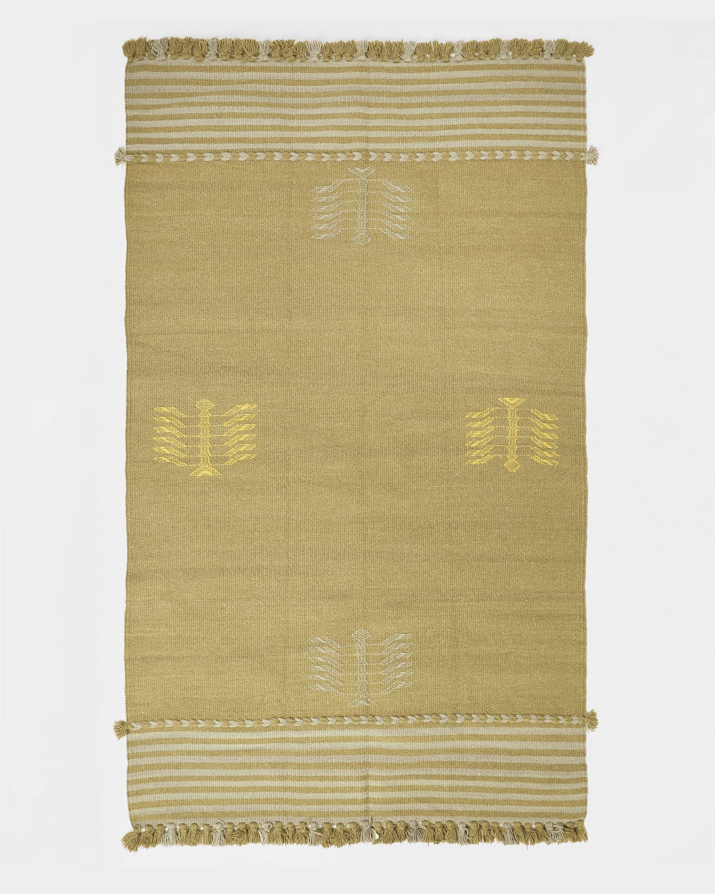 Rathi Extra Weft Cotton Wool Rug