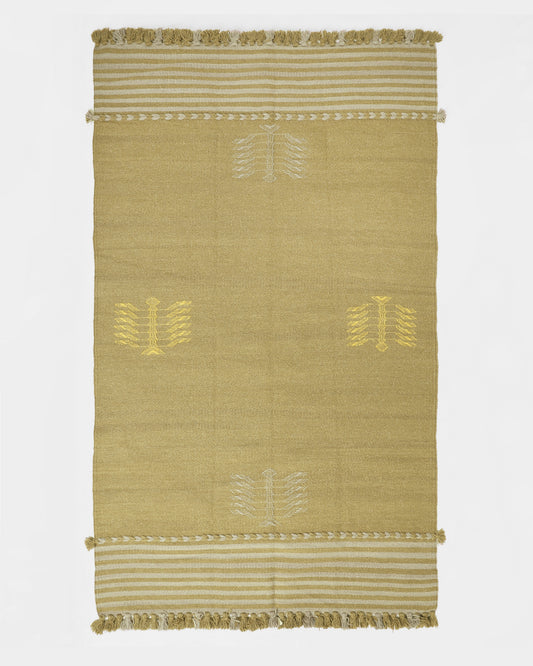 Rathi Extra Weft Cotton Wool Rug