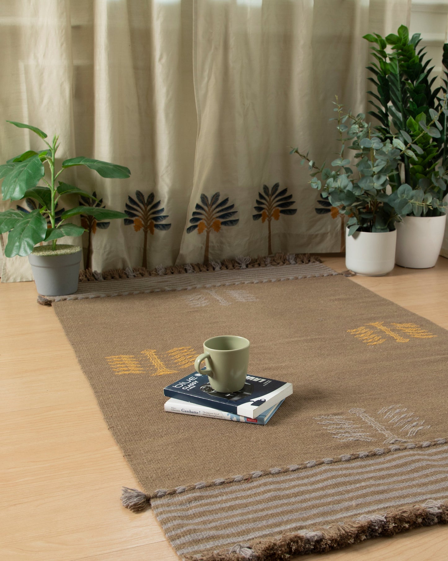 Rathi Extra Weft Cotton Wool Rug