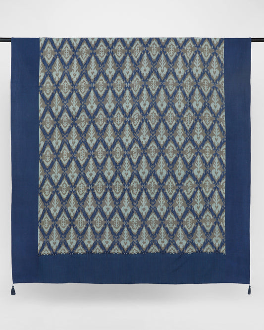 Udaya Warp Ikat Cotton Table Cover