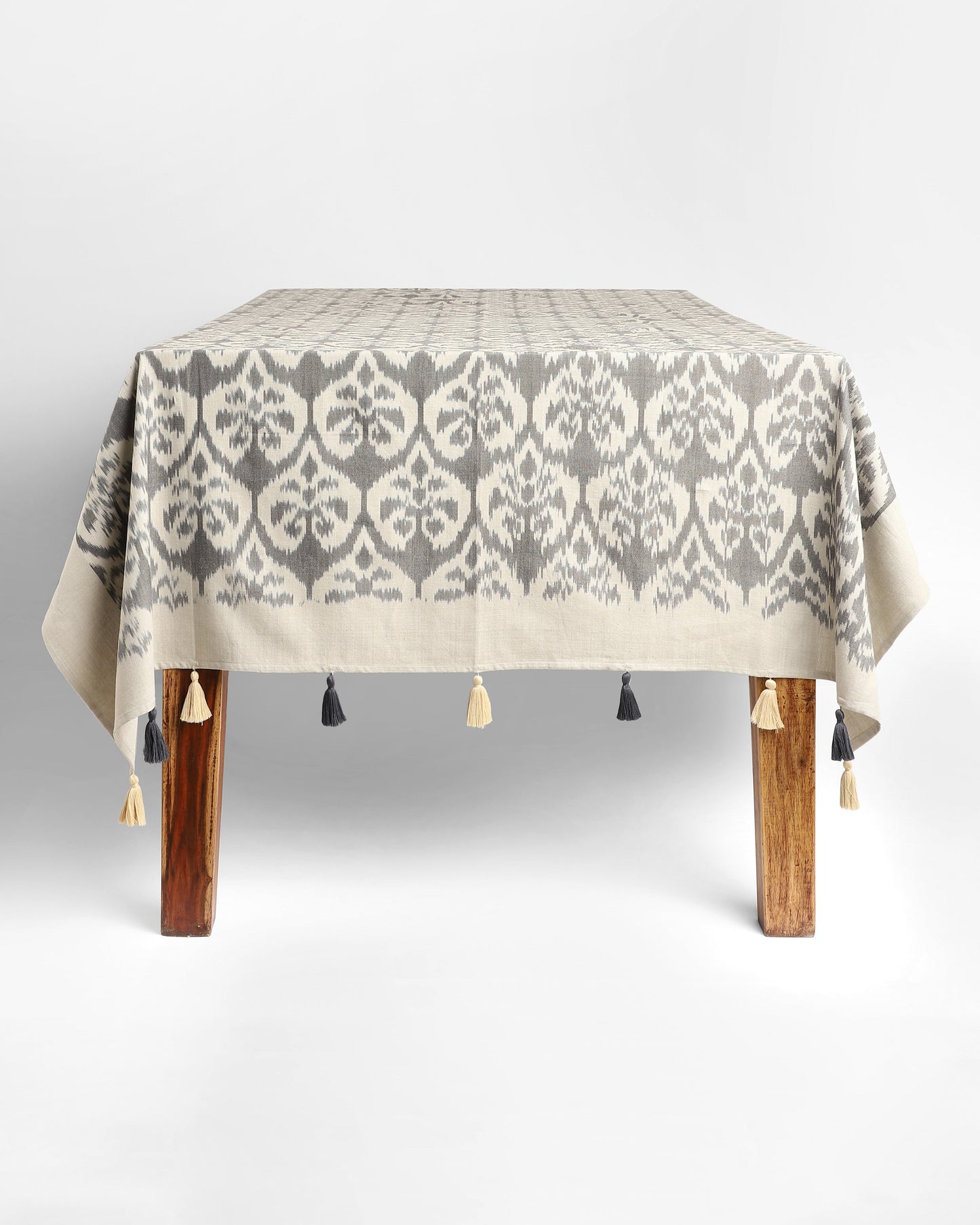 Okan Warp Ikat Cotton Table Cover