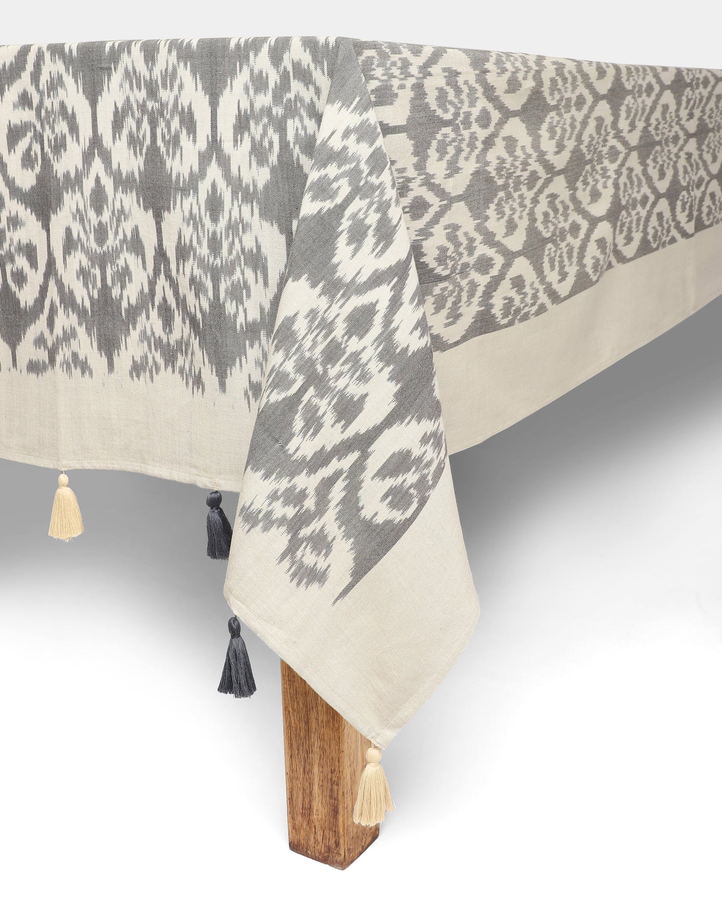 Okan Warp Ikat Cotton Table Cover