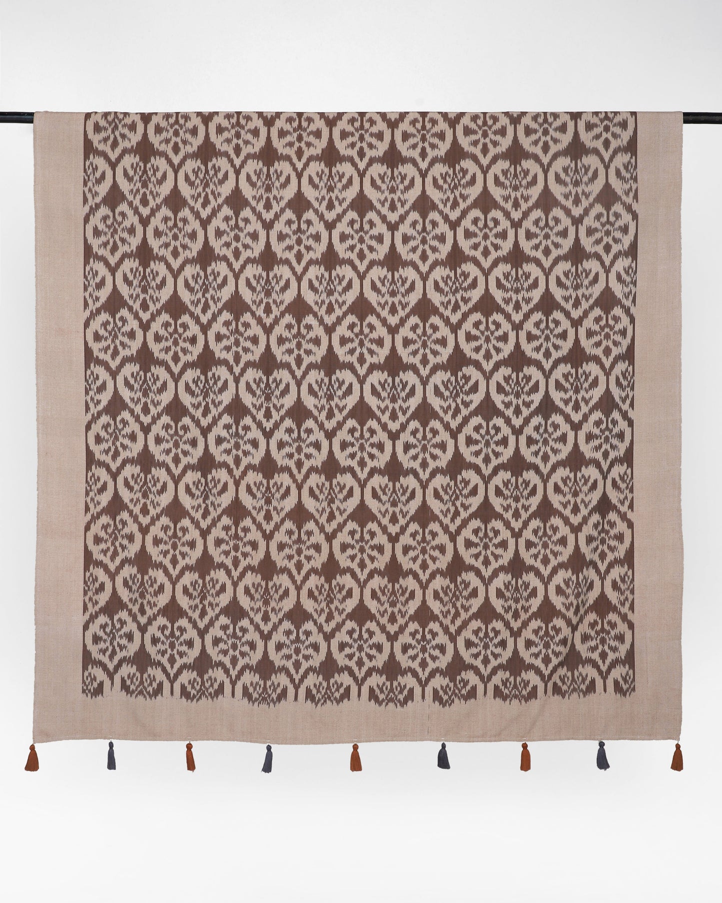 Okan Warp Ikat Cotton Table Cover