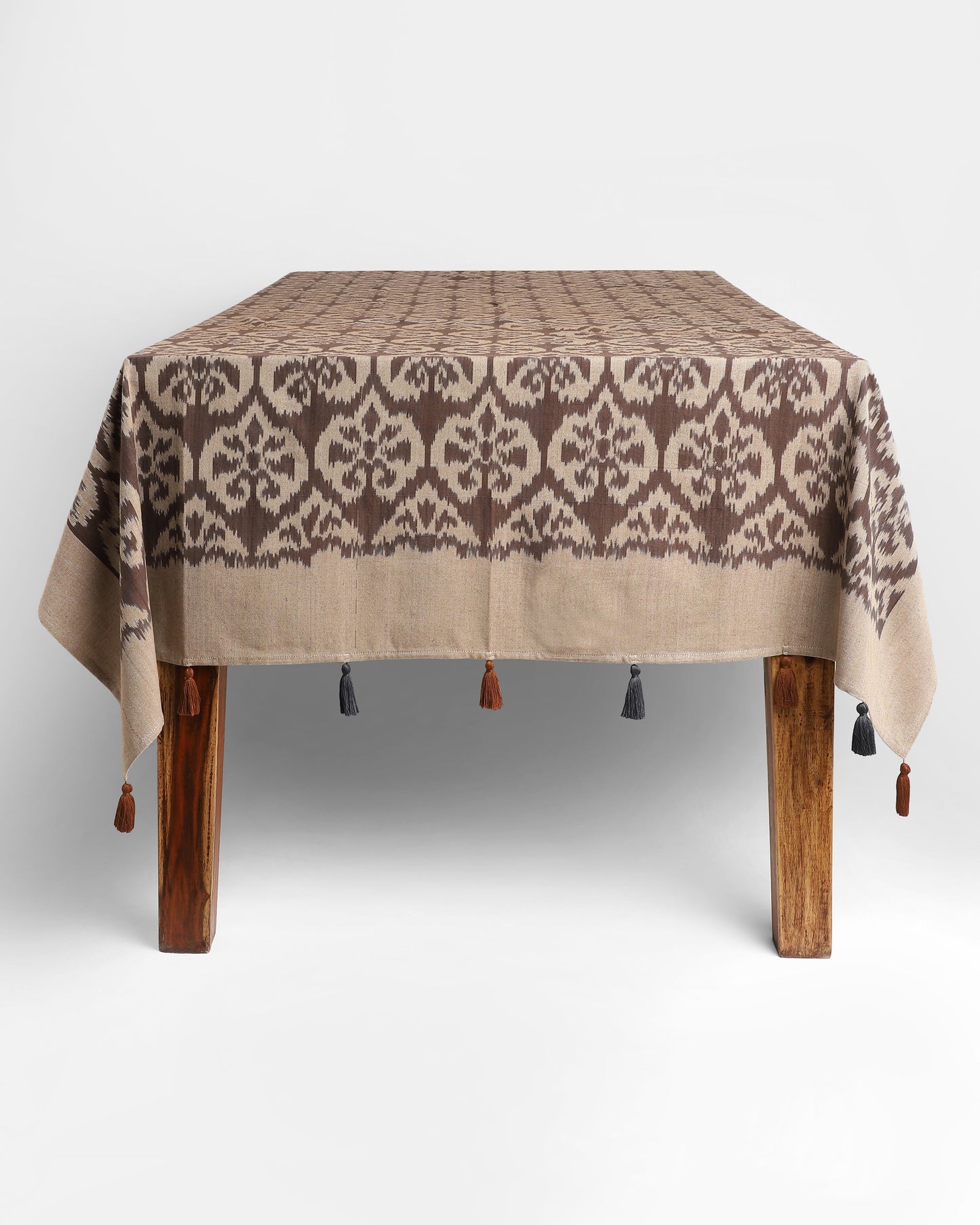 Okan Warp Ikat Cotton Table Cover
