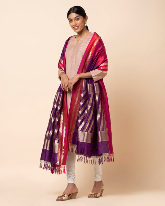 Zinat Kadwa Silk Dupatta