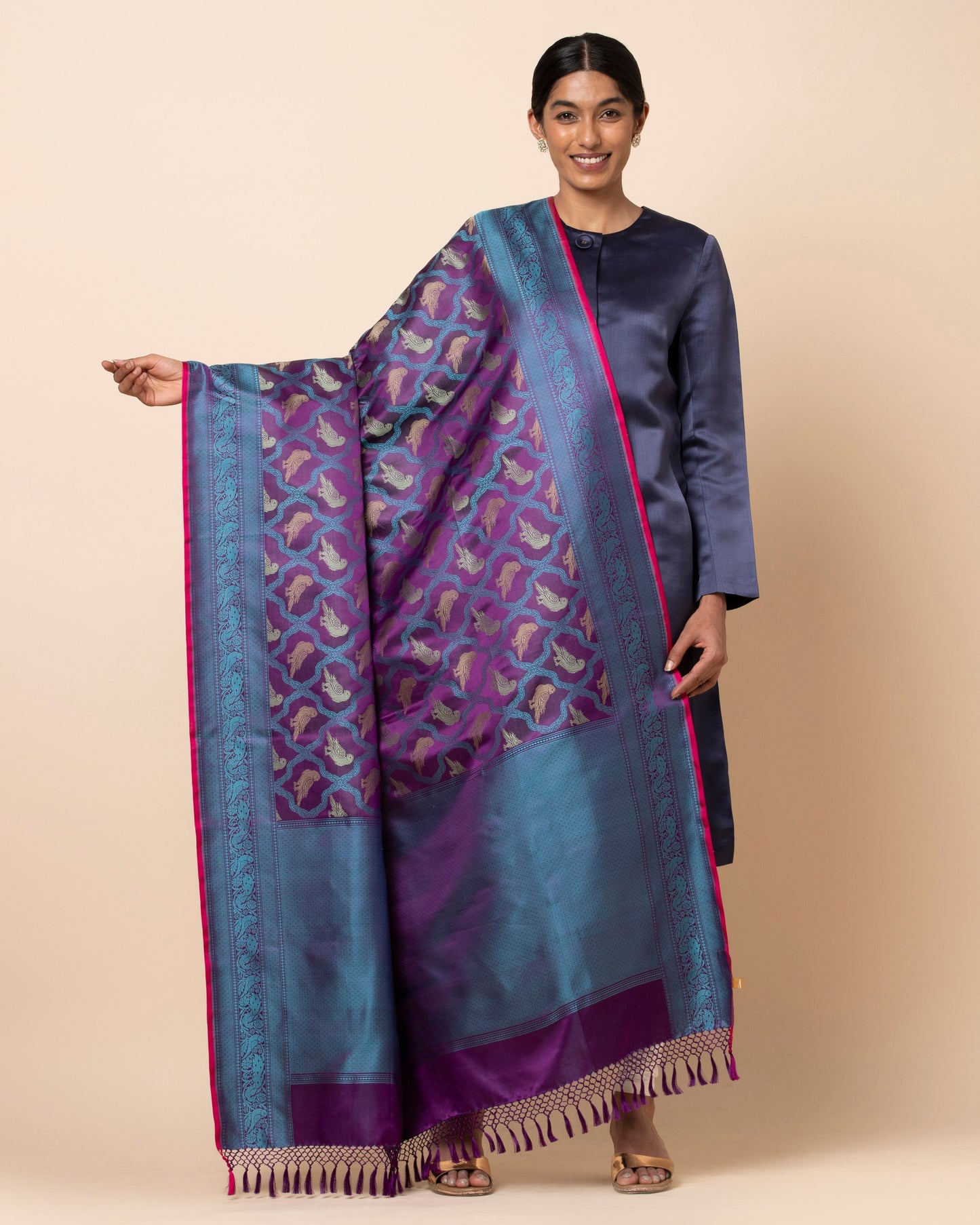 Narmada Tanchoi Silk Dupatta