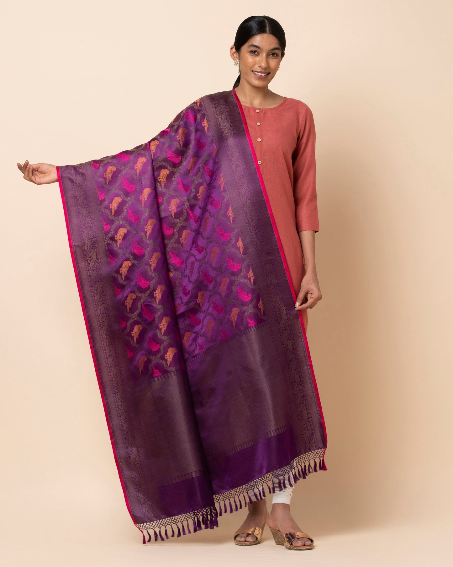 Narmada Tanchoi Silk Dupatta
