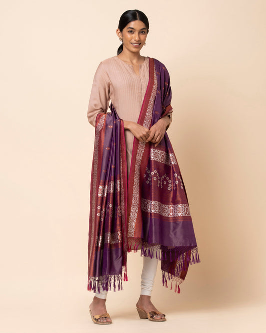Rambagh Kadwa Silk Dupatta