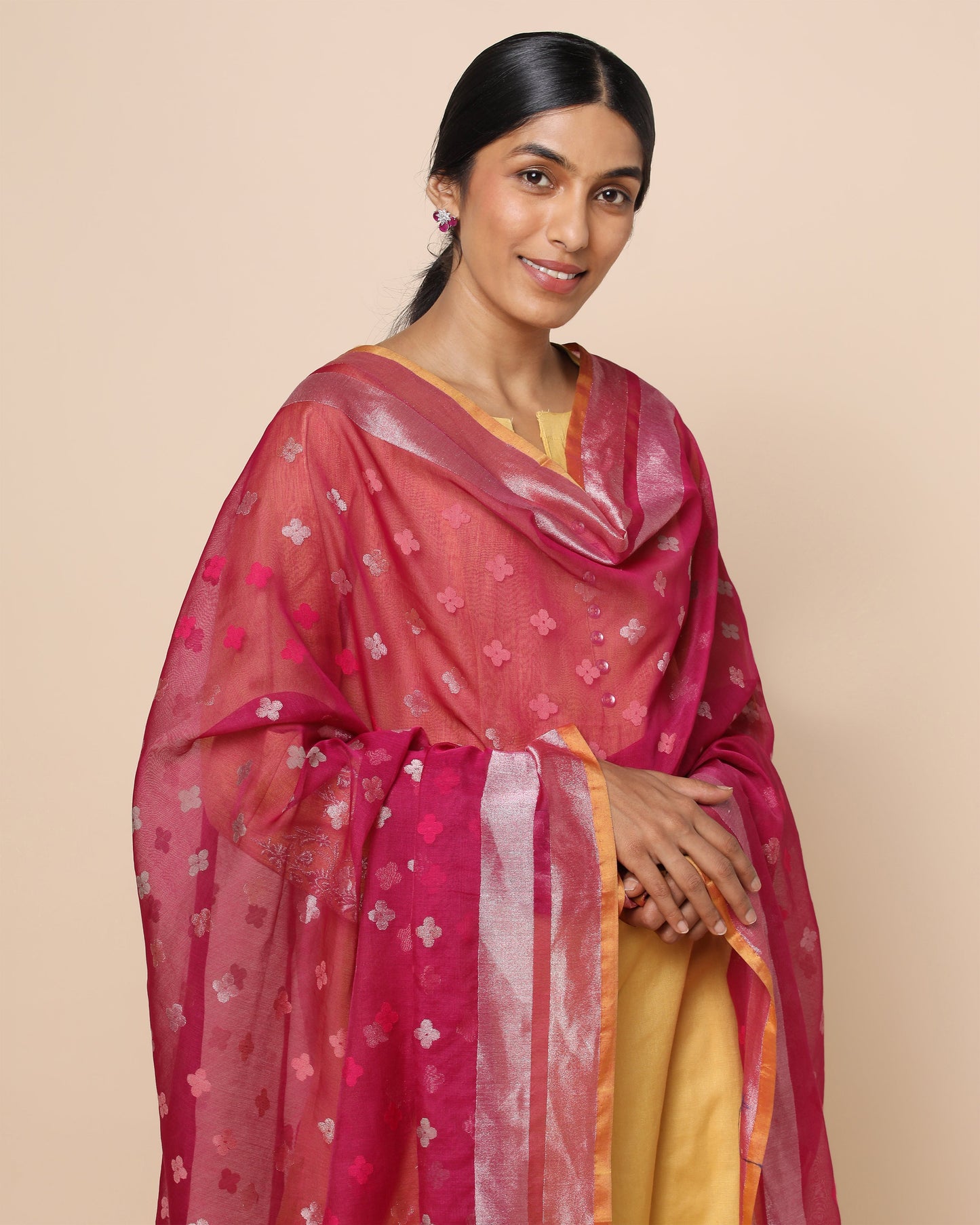 Rudra Jamdani Silk Cotton Dupatta