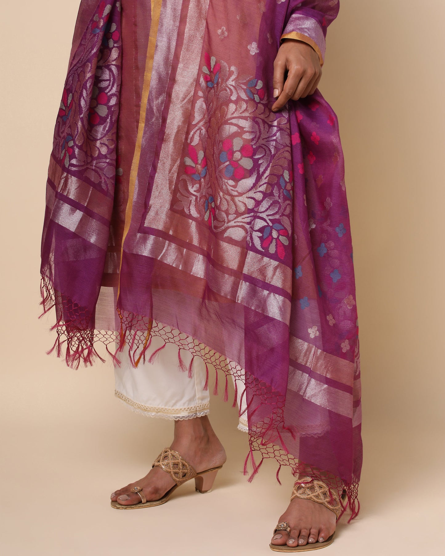 Rudra Jamdani Silk Cotton Dupatta