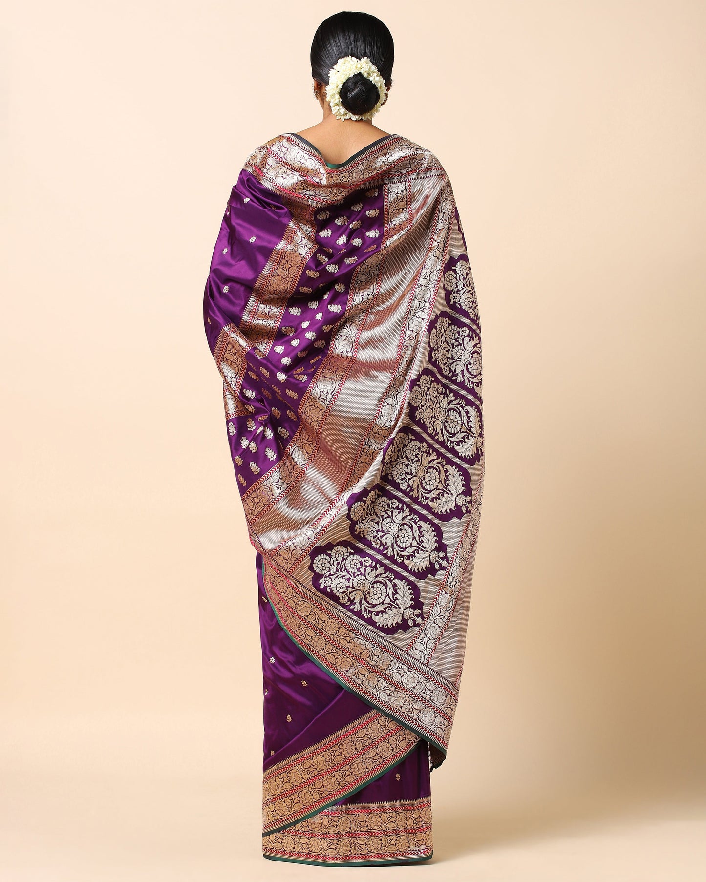 Bagh Kadwa Silk Saree