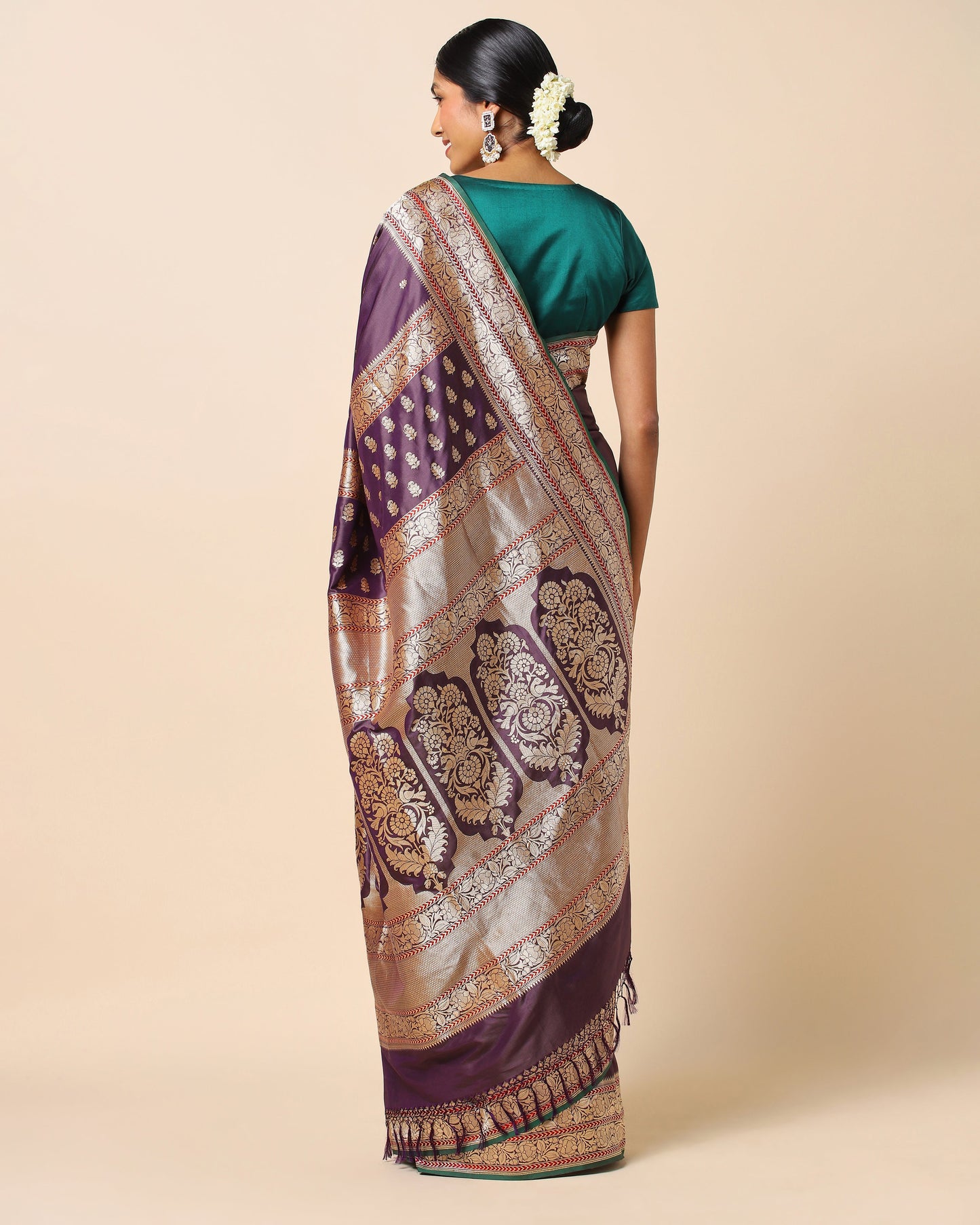 Bagh Kadwa Silk Saree