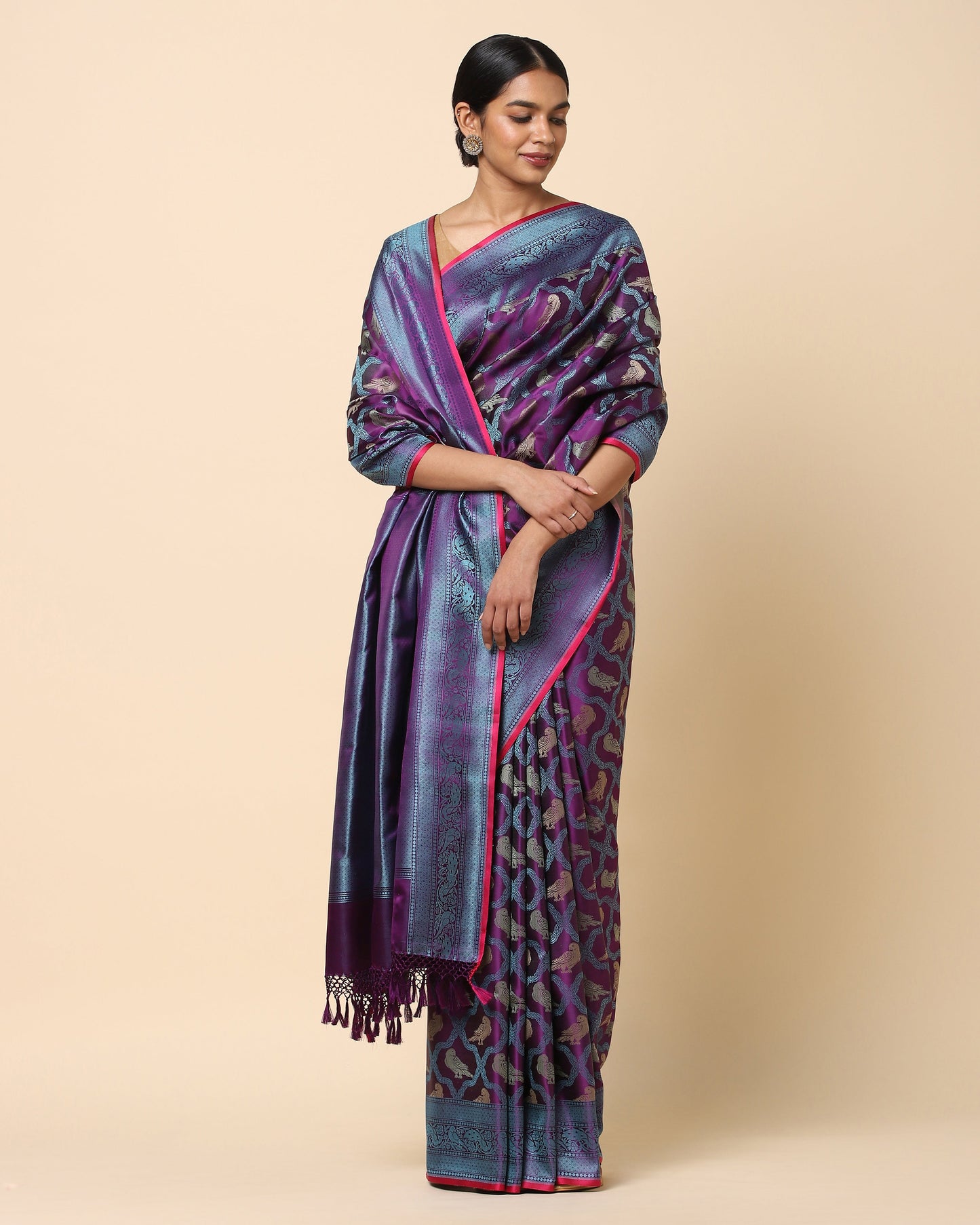 Narmada Tanchoi Silk Saree