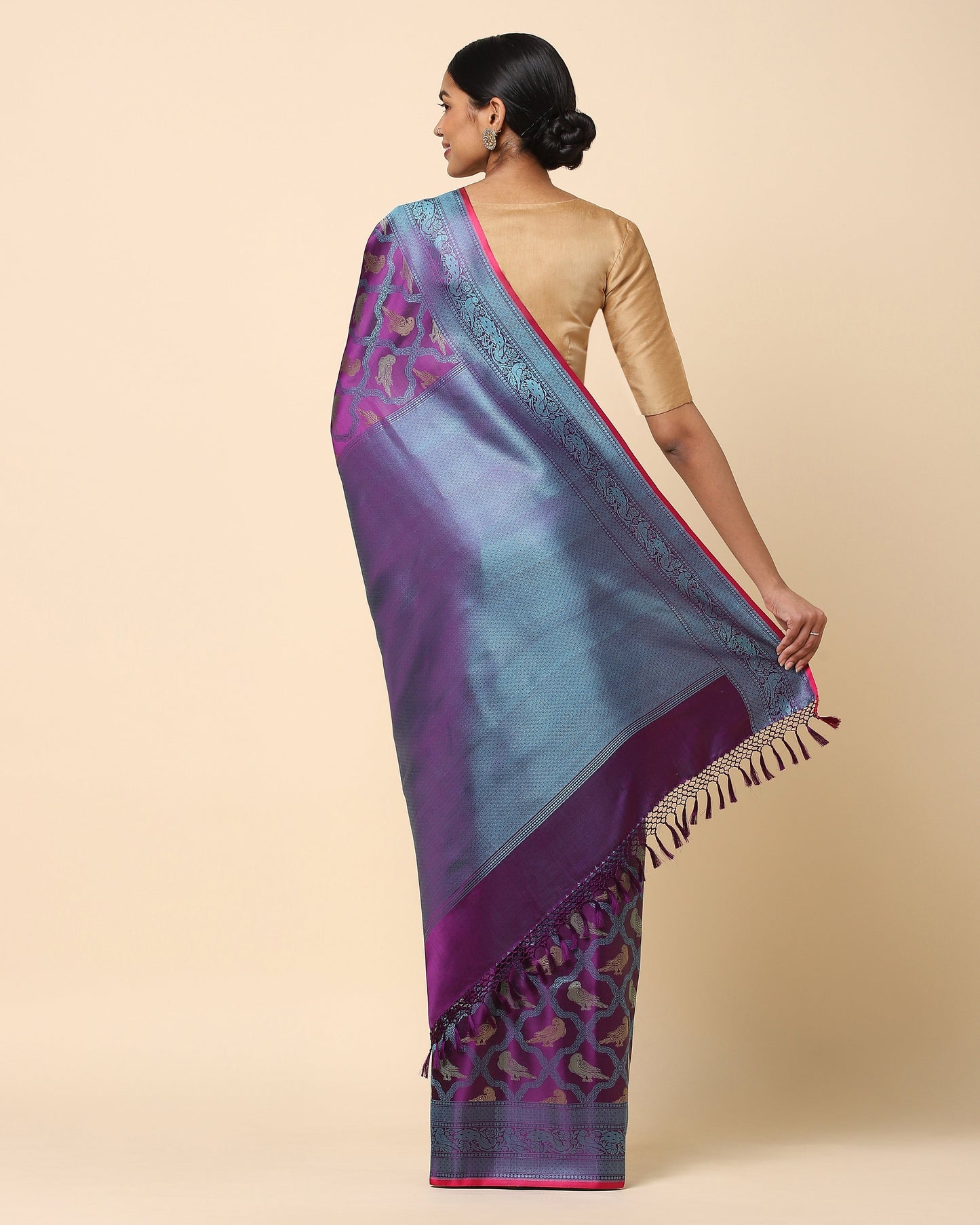 Narmada Tanchoi Silk Saree